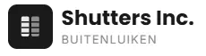 Shutters Inc. Buitenluiken logo