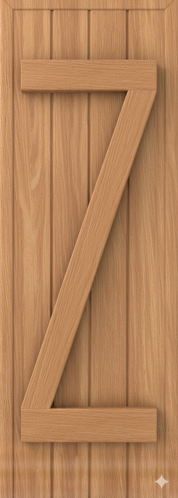 Houten boerderijluik