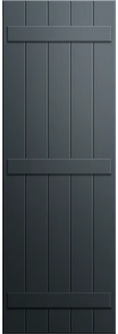 Aluminium boerderijluik in RAL 7016