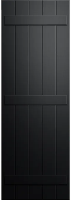 Aluminium boerderijluik in RAL 9005