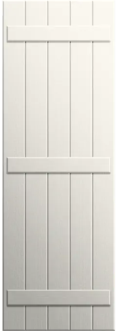 Aluminium boerderijluik in RAL 9010