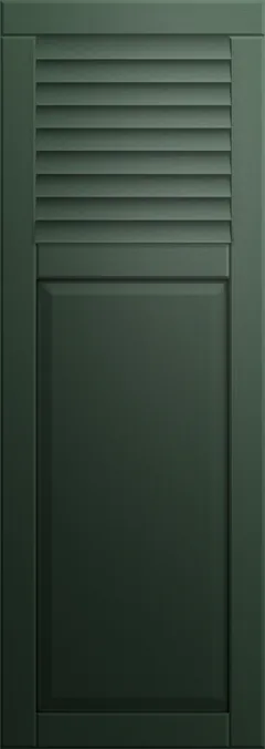 Aluminium combiluik in RAL 6009