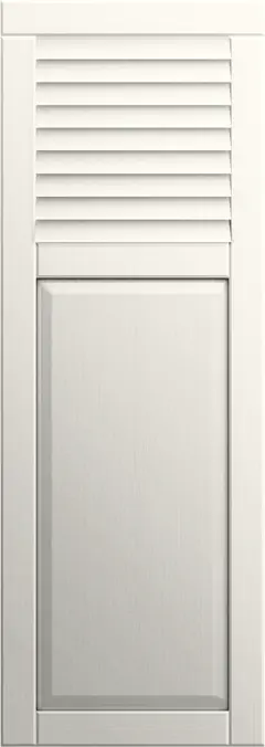 Aluminium combiluik in RAL 9010