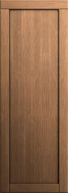 Houten paneelluik in naturel hout