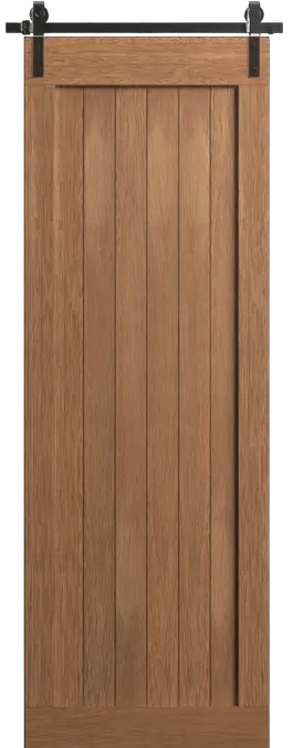 Houten schuifluik in naturel hout