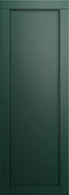 Kunststof paneelluik in RAL 6009 dennengroen
